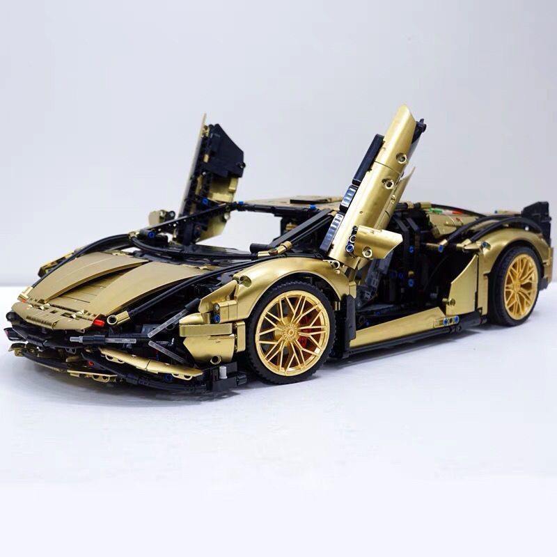 1: 8 Gold Lamborghini Sian Collector's Edition (3955 Pcs) - BAV BRICK