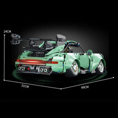 1:10 Green Porsche 964, Limited Edition (2435 Pcs) - BAV BRICK